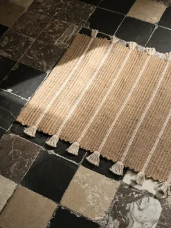 Ezra rug 70x140 cm, Natural off-white