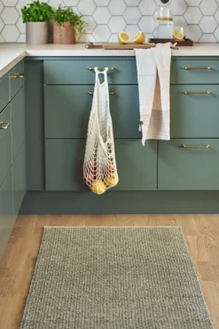 Fallow rug dusty green, 70x150cm