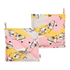 Family time Moomin potholder 2-pack, 22x22 cm