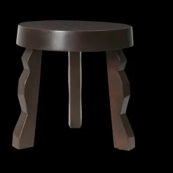 Faye stool, Dark Stained Mango