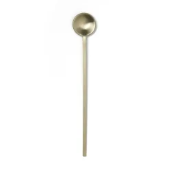 Fein longdrink-spoon, brass