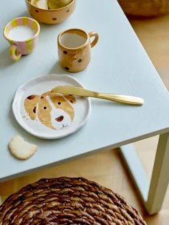 Fenix children's dinnerware stoneware 3 pieces, Dog