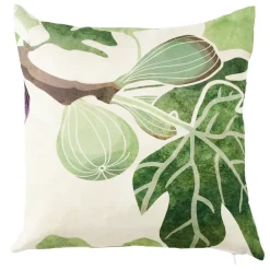 Figs pillowcase, Green-white