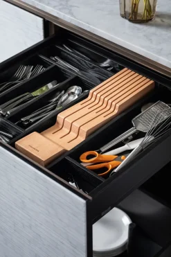 Fiskars drawer insert for knives, wood