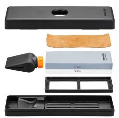 Fiskars knife sharpening set, Black-orange