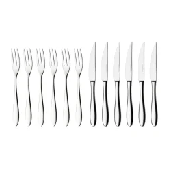 Fjord steak cutlery 12 pcs, stainless steel
