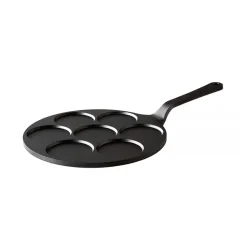 Flat pancake pan 24 cm, Black