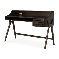 Flow desk, Rose brown mahogany, 140x55 cm
