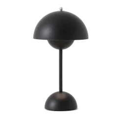 Flowerpot portable table lamp VP9, matte black