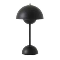 Flowerpot portable table lamp VP9, matte black