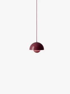 Flowerpot VP1 pendant lamp, Dark plum