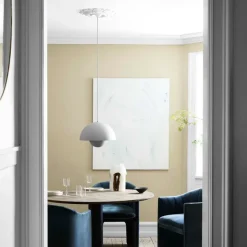 Flowerpot VP7 pendant lamp, matte light grey
