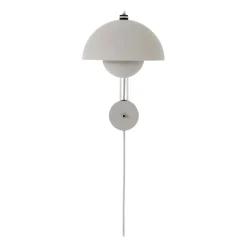 Flowerpot VP8 wall lamp, Matte light-grey