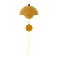Flowerpot VP8 wall lamp, Mustard