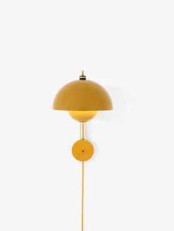 Flowerpot VP8 wall lamp, Mustard