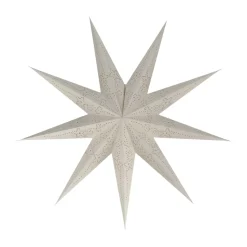 Folk advent star, White, Ø80 cm