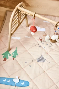 Forest activity blanket 102x102 cm, Clay