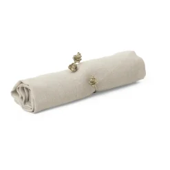 Forest napkin ring 4-pack, Brass