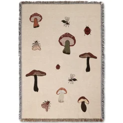 Forest tapestry throw 120x170 cm, Sand