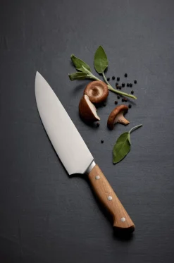 Foresta chef's knife 33 cm, Stainless steel-oak