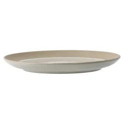 Fossil small plate Ø21 cm, Beige