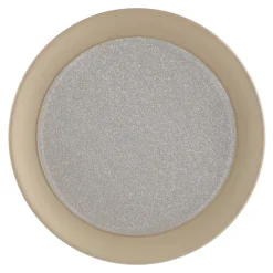 Fossil small plate Ø21 cm, Grey