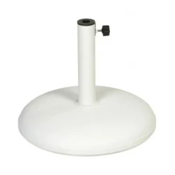 Fri Form parasol base, White concrete, Ø49 cm