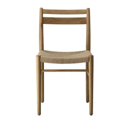 Fridhem dining chair, Papercord-laquered oak