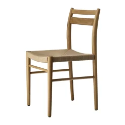 Fridhem dining chair, Papercord-laquered oak