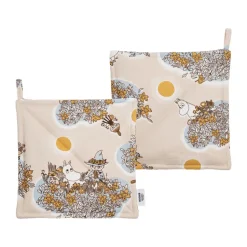 Friends forever Moomin potholders 2-pack, 22x22 cm