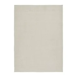 Furrow wool rug natural white, 170x240 cm