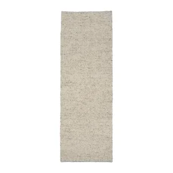 Furrow wool rug natural white/grey, 80x240 cm