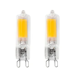 G9 LED dimmable 2W lightbulb 2-pack, 2700K 20lm