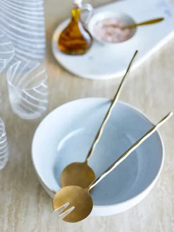 Gaith salad servers 2-piece, Brass
