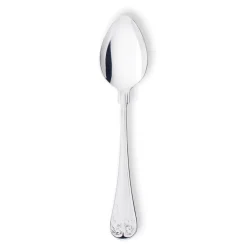 Gammal Fransk coffee spoon silver nickle, 12.4 cm