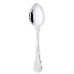 Gammal Fransk dessert spoon silver nickle, 16.2 cm