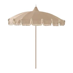 Garden Glory parasol, Beige fringe