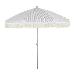 Gatsby parasol, Grey stripe, Ø185 cm