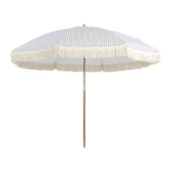 Gatsby parasol, Grey stripe, Ø256 cm
