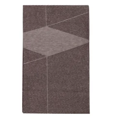 Geometric tablecloth 147x250 cm, Brown-white