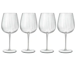 Gin & tonic glasses burgundy optica 4-pack, 75 cl