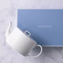 Gio tea saucer, white