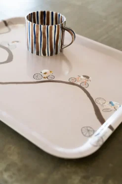 Giro tray 33x43 cm, Pink