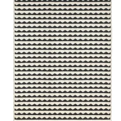 Gittan rug black large, 150x200 cm