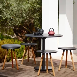 Go coffee table Ø80 cm, White-white