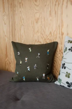 Golfers pillowcase 48x48 cm, Green
