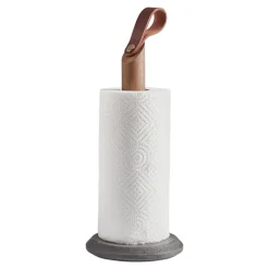 Grab kitchen paper holder, Smoked oak