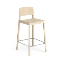 Grace bar stool 63 cm, Ash laquered