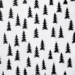 Gran oilcloth, black-white