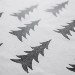 Gran oilcloth, black-white